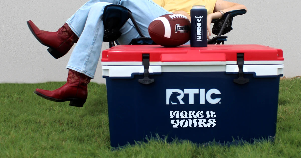 Custom printed ultralight hard cooler from RTIC