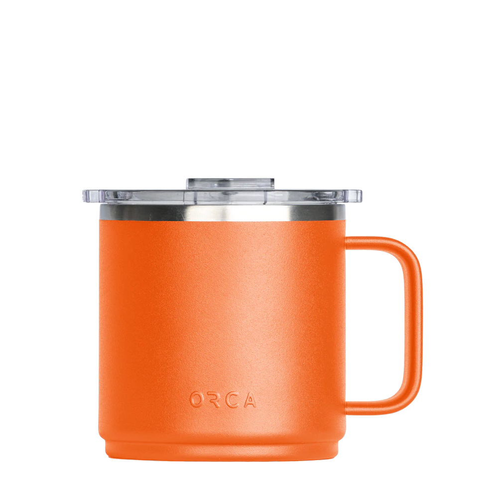 Orca 16 oz Camper Mug - Blaze Orange