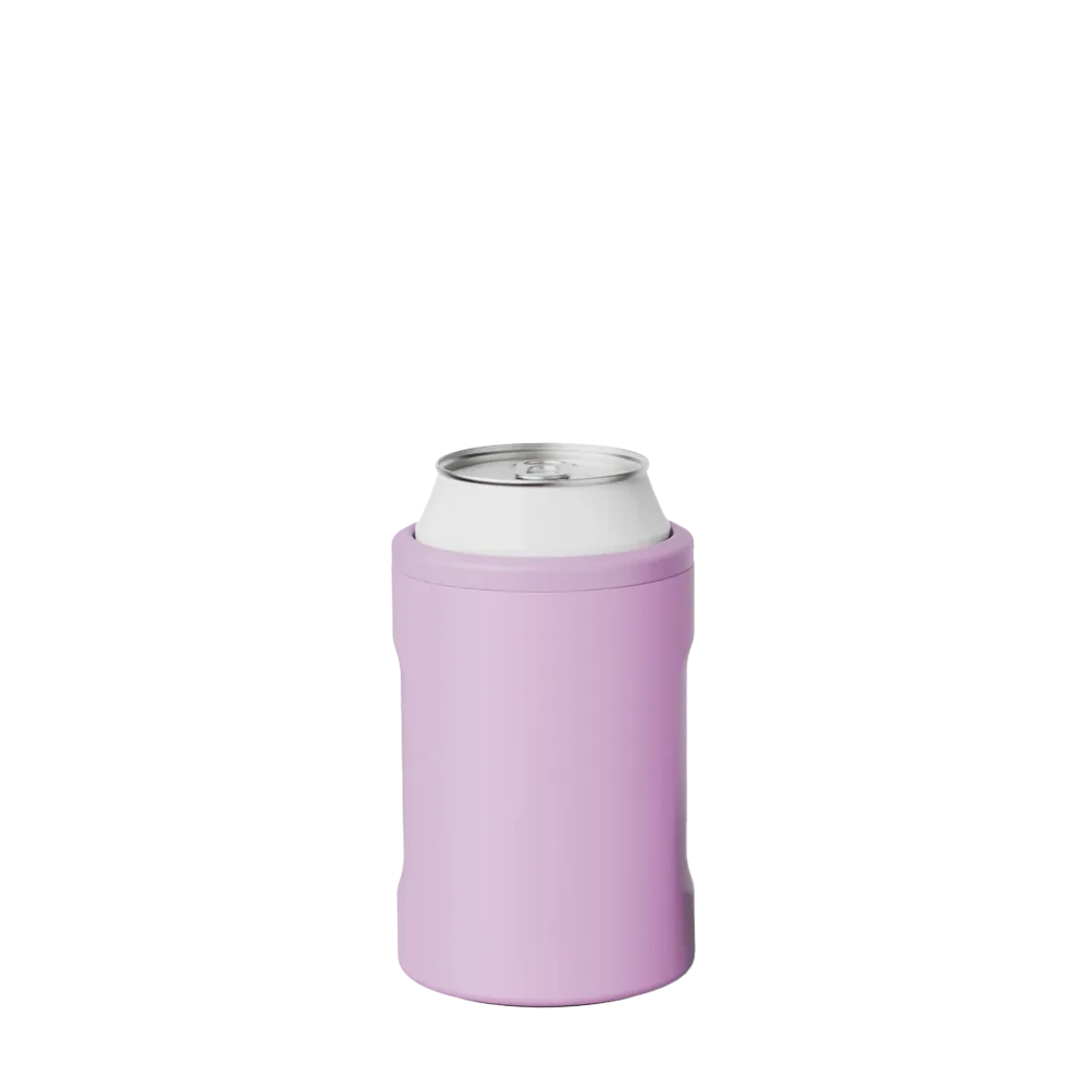 Front customization side of the BruMate Hopsulator Duo in Lavender