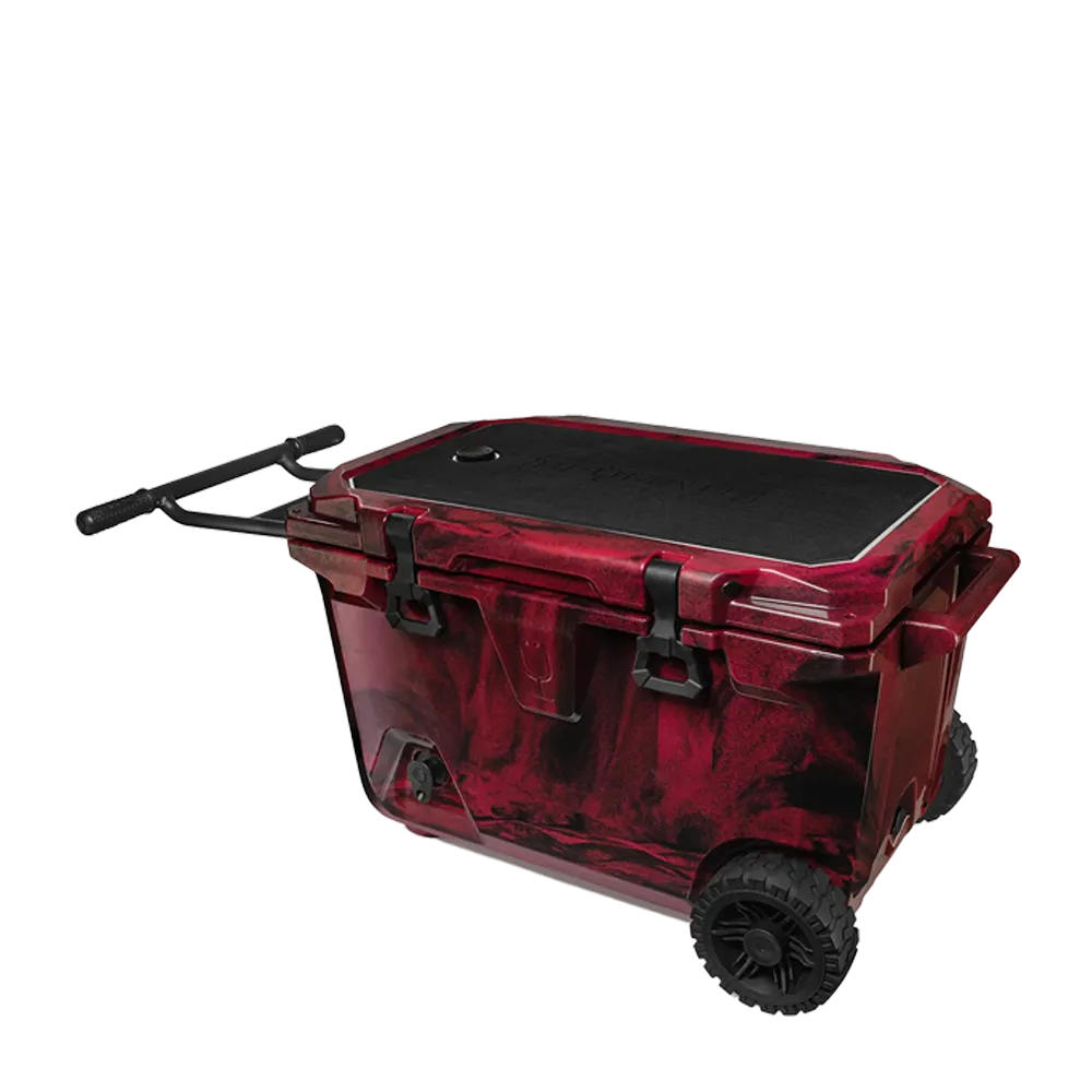 BruMate BruTank 55 qt. in black and red swirl