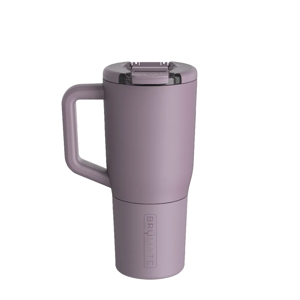 Back customization side of the BruMate Müv Mug 25 oz in Lilac Dusk