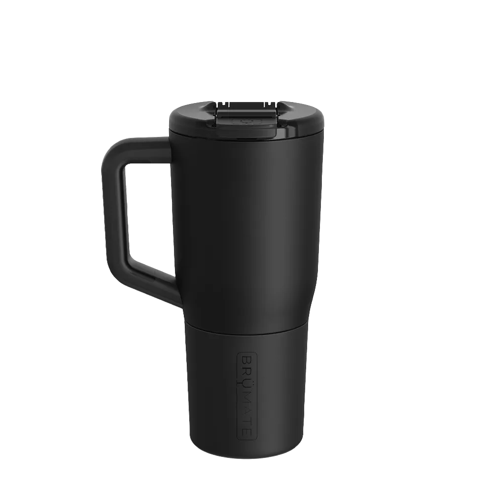 Back customization side of the BruMate Müv Mug 25 oz in Matte Black