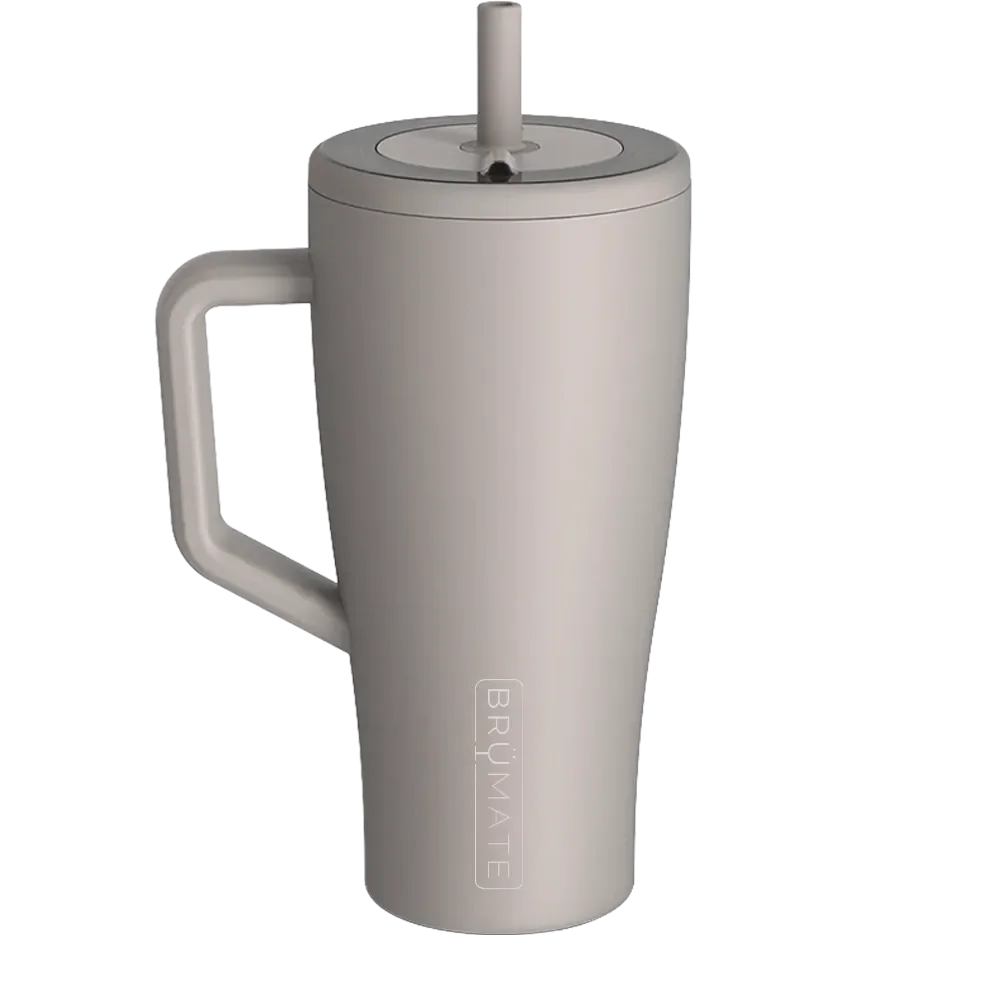 Back customization side of the BruMate Era Flip 30 oz in Mocha