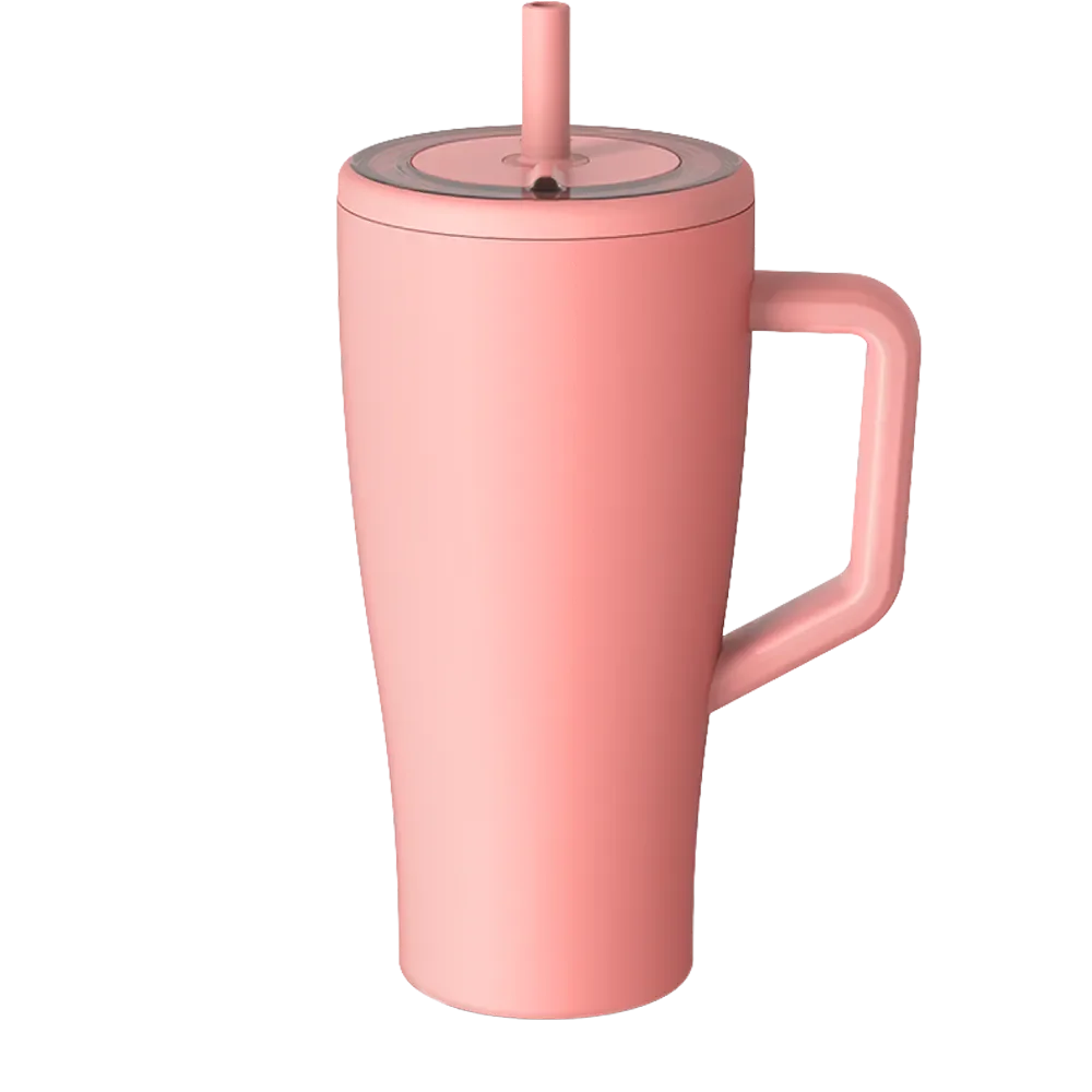 Front customization side of the BruMate Era Flip 30 oz in Guava