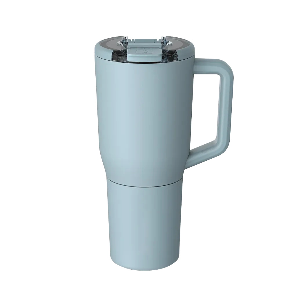 Front customization side of the BruMate Müv Mug 35 oz in Mist