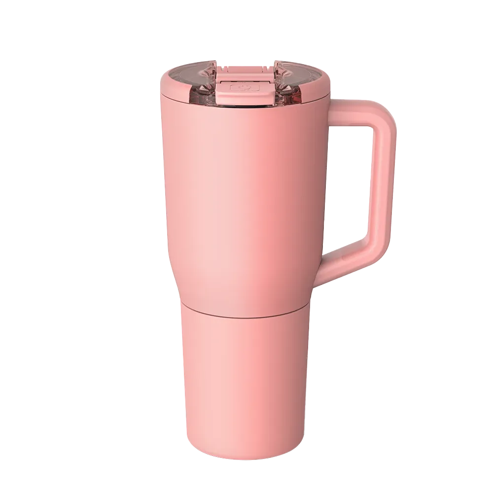 Front customization side of the BruMate Müv Mug 35 oz in Guava