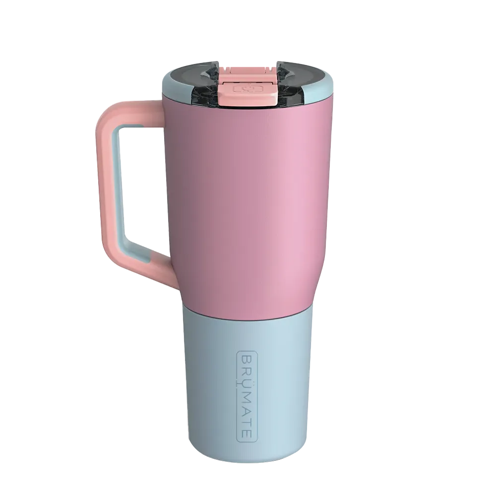 Back customization side of the BruMate Müv Mug 35 oz in Eclipse