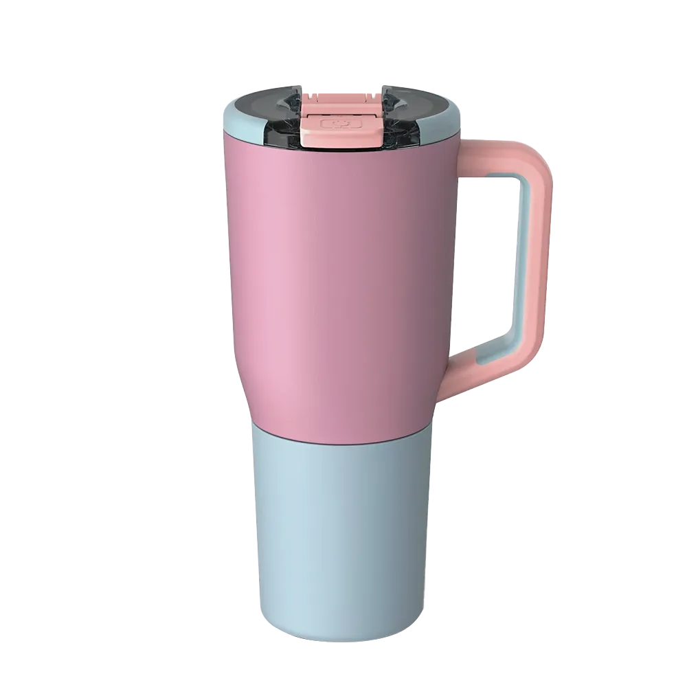 Front customization side of the BruMate Müv Mug 35 oz in Eclipse