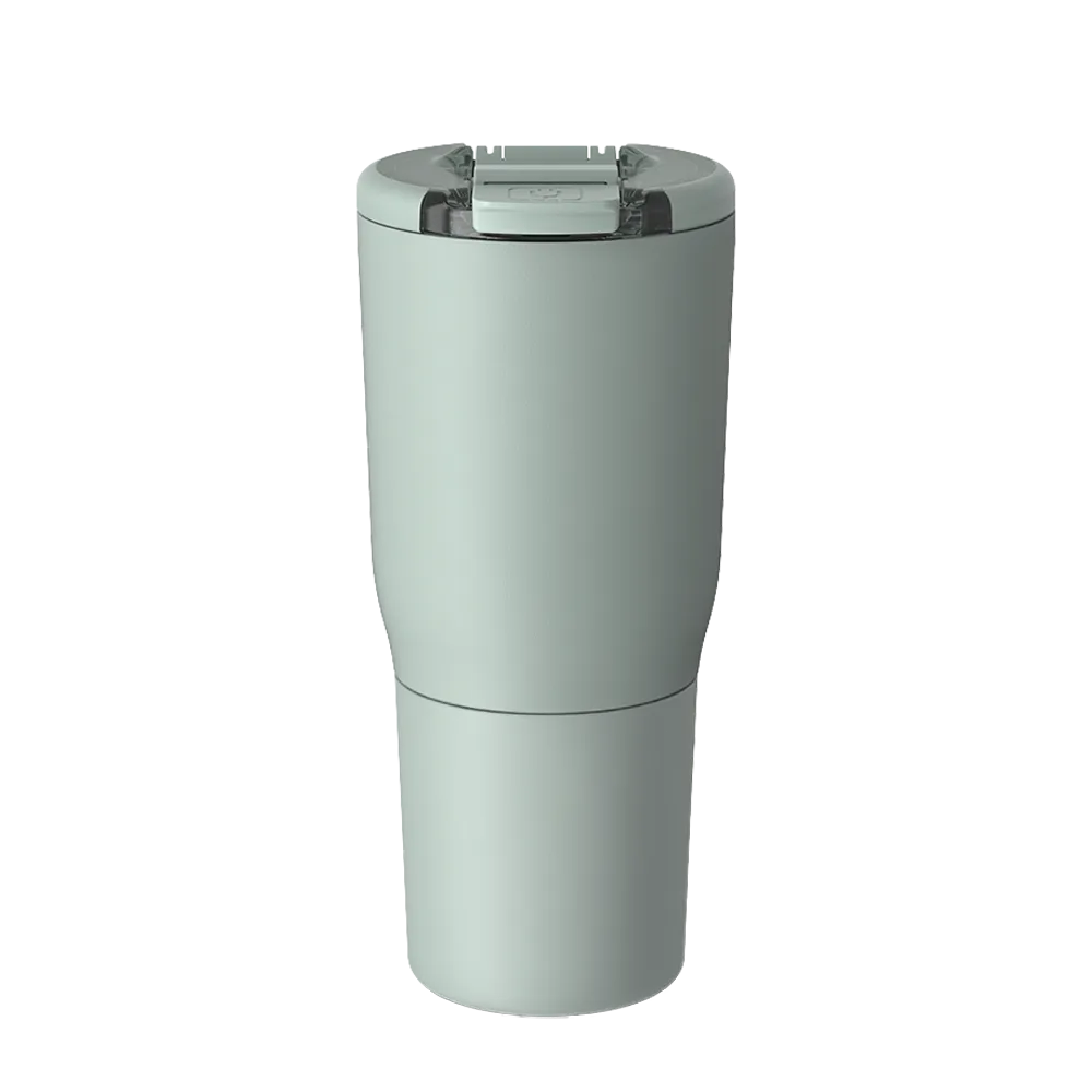 Front customization side of the BruMate Nav Tumbler 25 oz in Sage