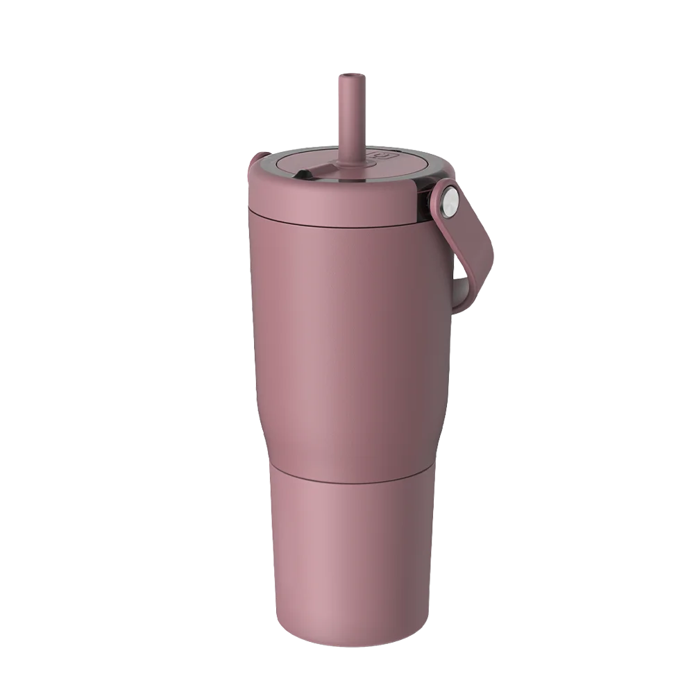 Front customization side of the BruMate Resa Tumbler 25 oz in Rose Taupe