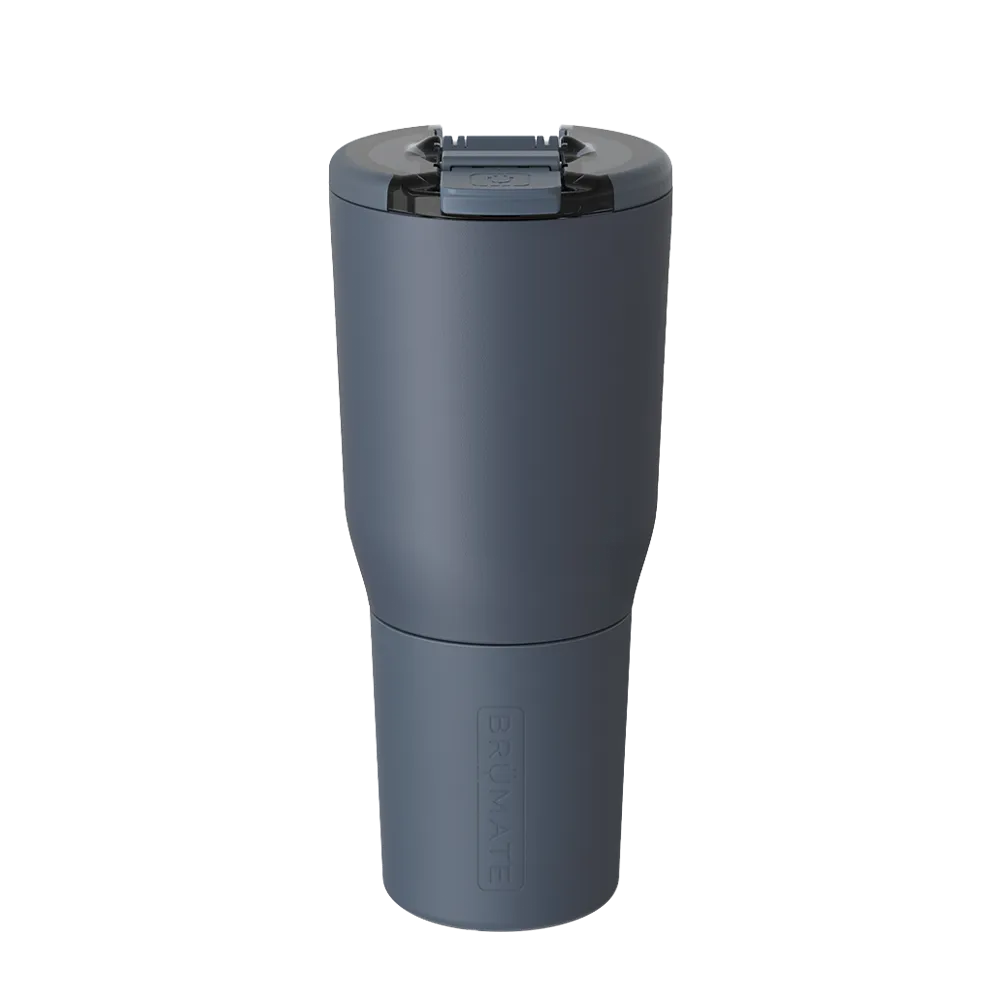 Back customization side of the BruMate Nav Tumbler 35 oz in Nightfall
