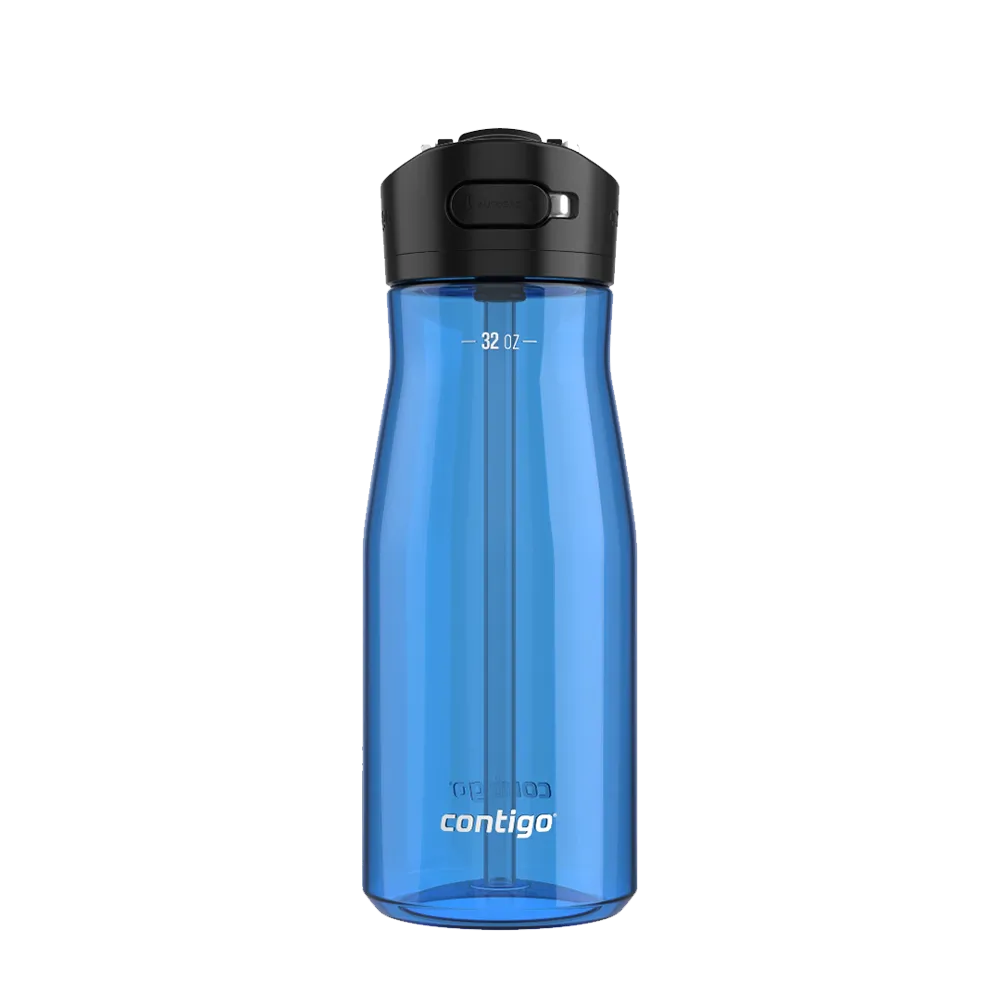 Customized Contigo 32 oz Ashland 2.0 Bottle in Blue Poppy