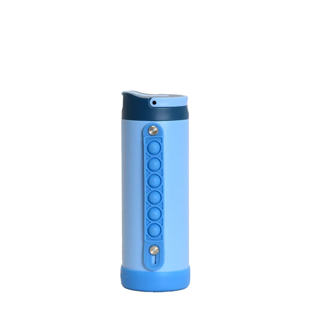 Elemental Iconic Pop Fidget Bottle 14 oz Ocean Blue