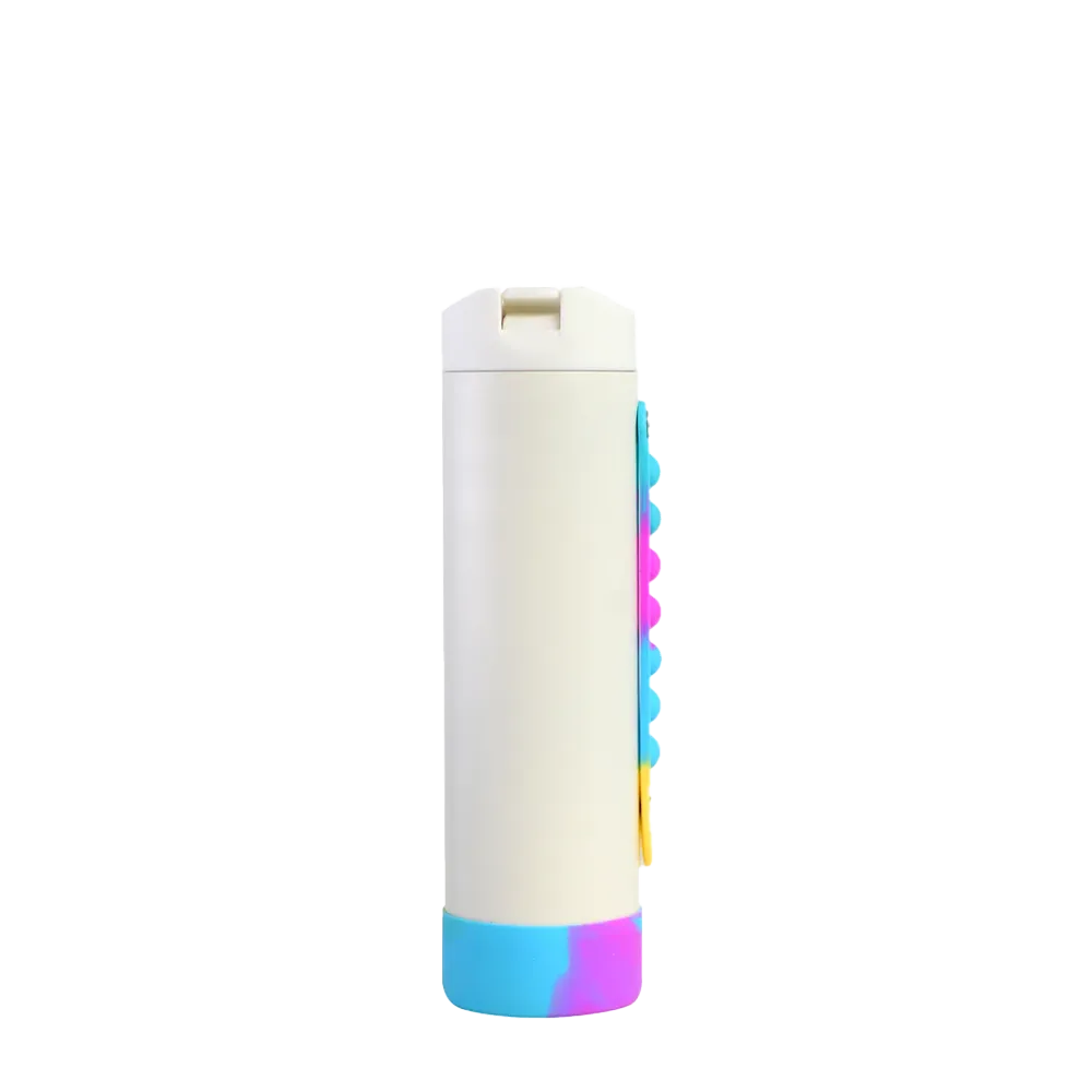 Elemental Iconic Pop Fidget Bottle 20 oz White Tie Dye