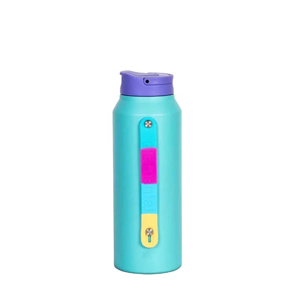 Elemental Iconic Sport Bottle 32 oz Blue Tie Dye