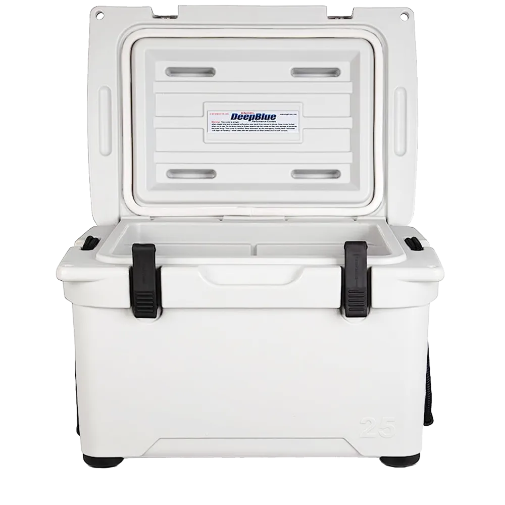 Customized Engel 25 High Performance Hard Cooler and Ice Box opened