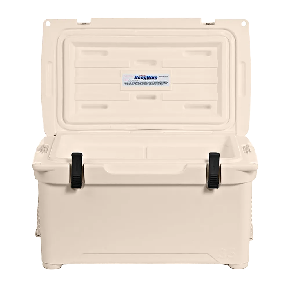 Customized Engel 35 High Performance Hard Cooler and Ice Box opened