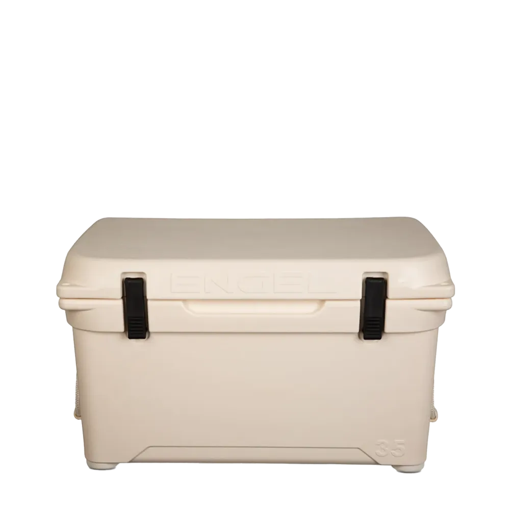 Customized Engel 35 High Performance Hard Cooler and Ice Box front facing