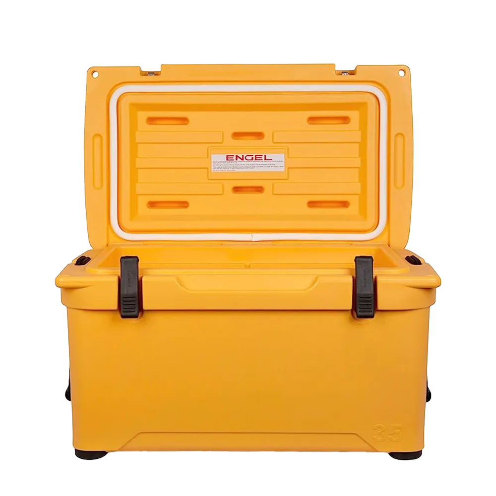 Customized Engel 35 High Performance Hard Cooler and Ice Box opened