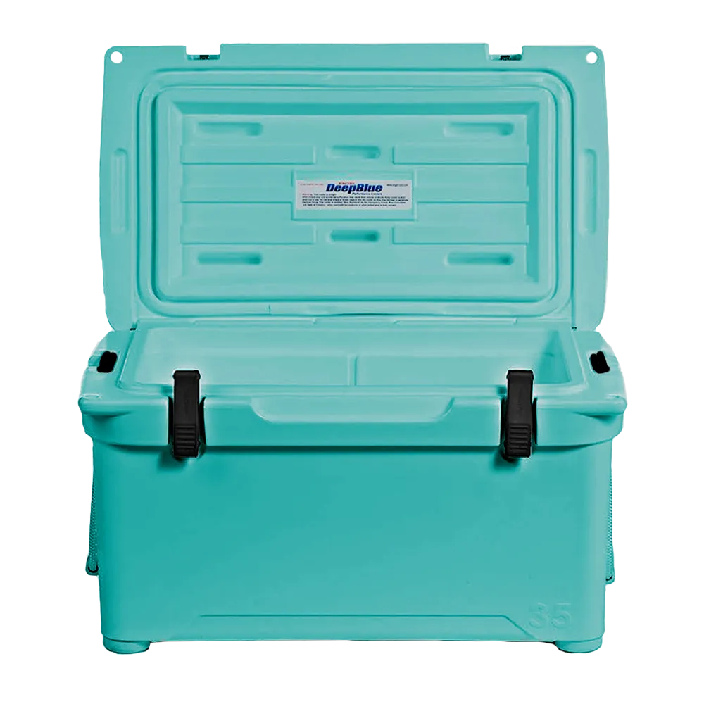 Customized Engel 35 High Performance Hard Cooler and Ice Box opened