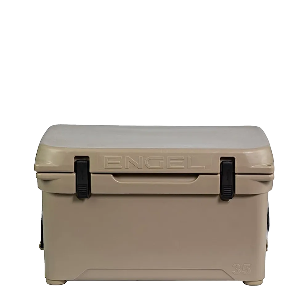 Customized Engel 35 High Performance Hard Cooler and Ice Box front facing