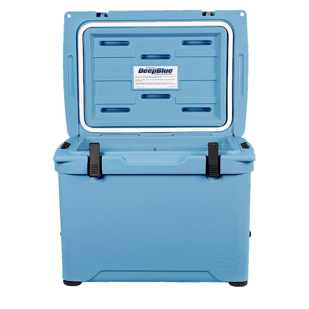 Customized Engel 50 High Performance Hard Cooler and Ice Box opened