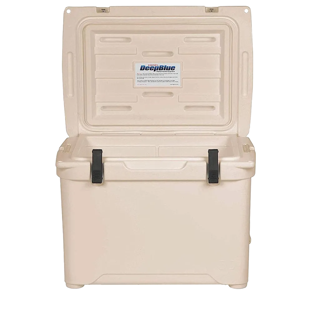 Customized Engel 50 High Performance Hard Cooler and Ice Box opened