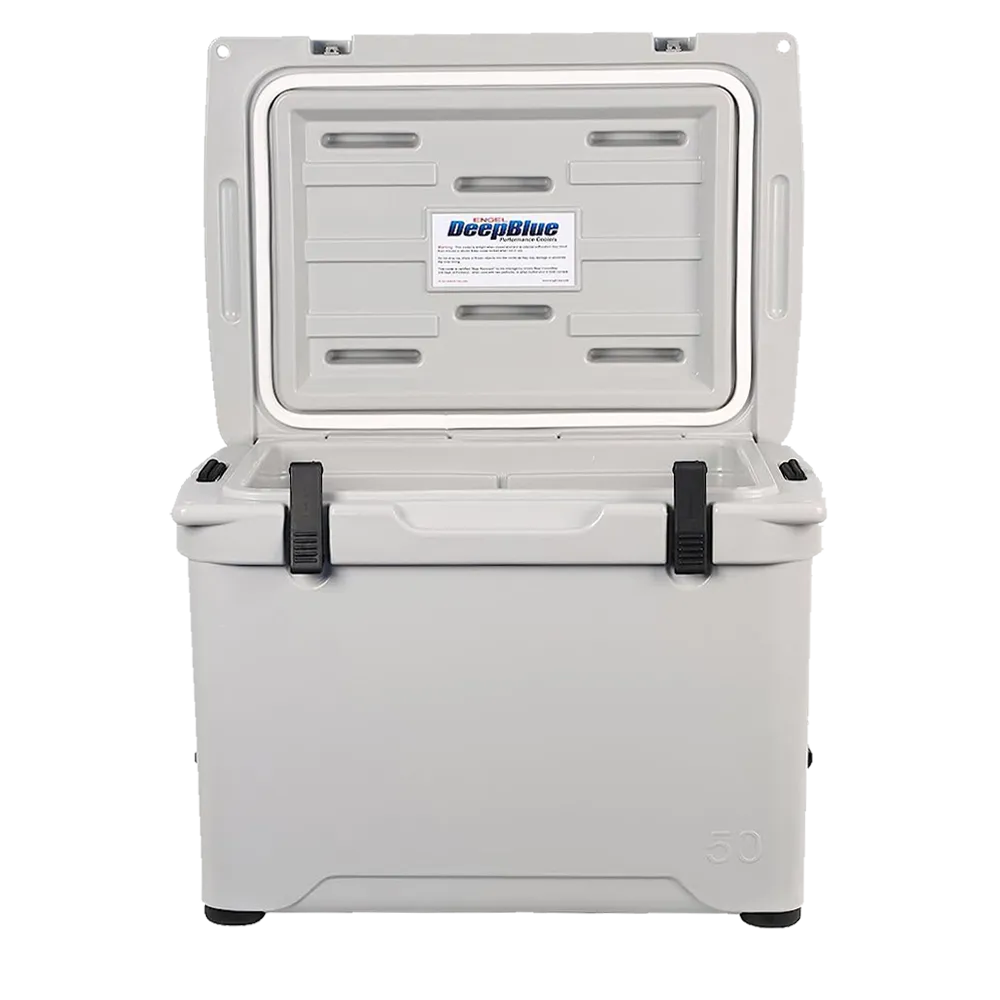 Customized Engel 50 High Performance Hard Cooler and Ice Box opened