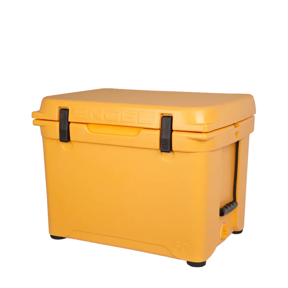 Customized Engel 50 High Performance Hard Cooler and Ice Box side angle