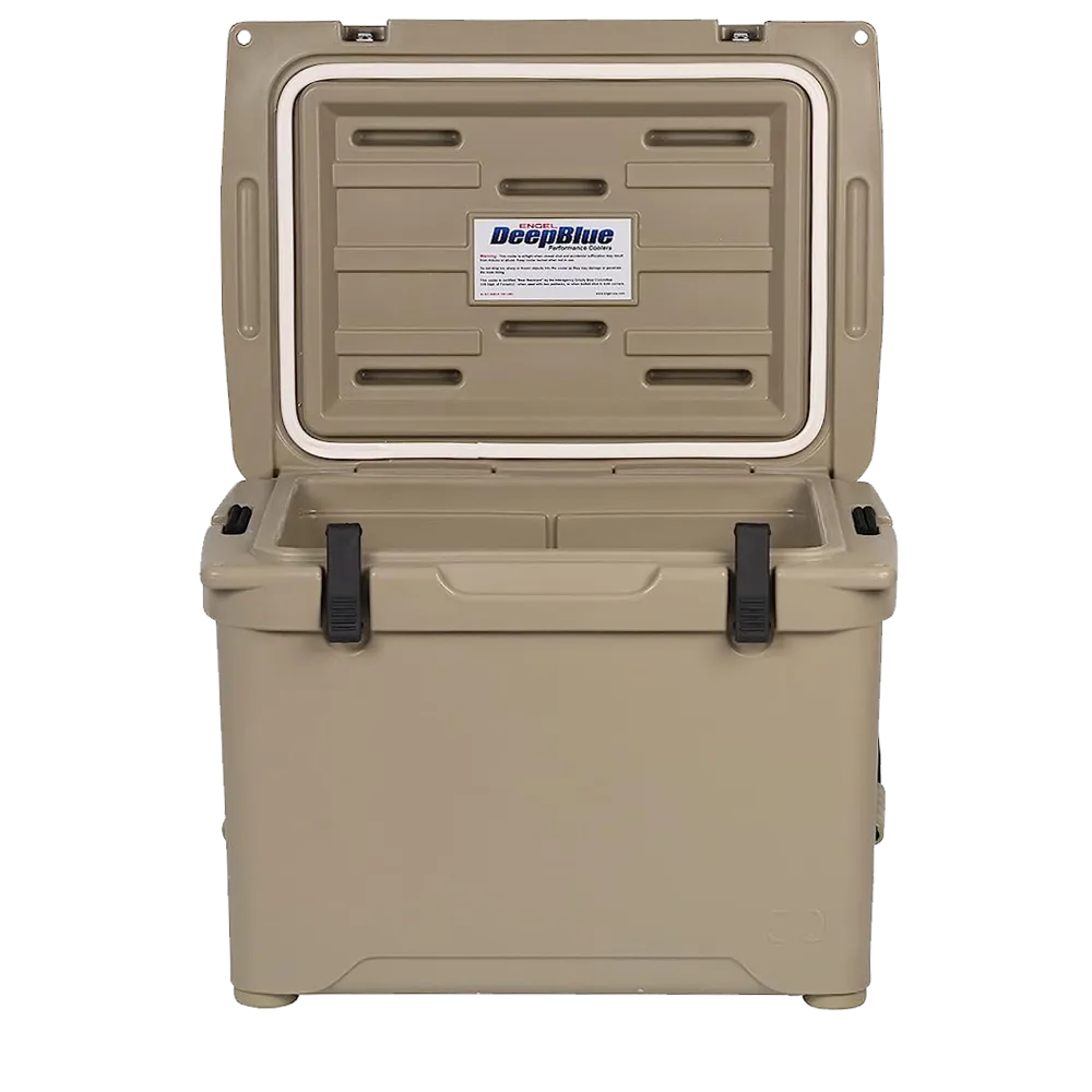 Customized Engel 50 High Performance Hard Cooler and Ice Box opened