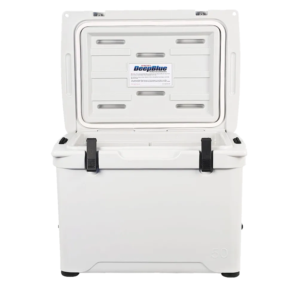 Customized Engel 50 High Performance Hard Cooler and Ice Box opened