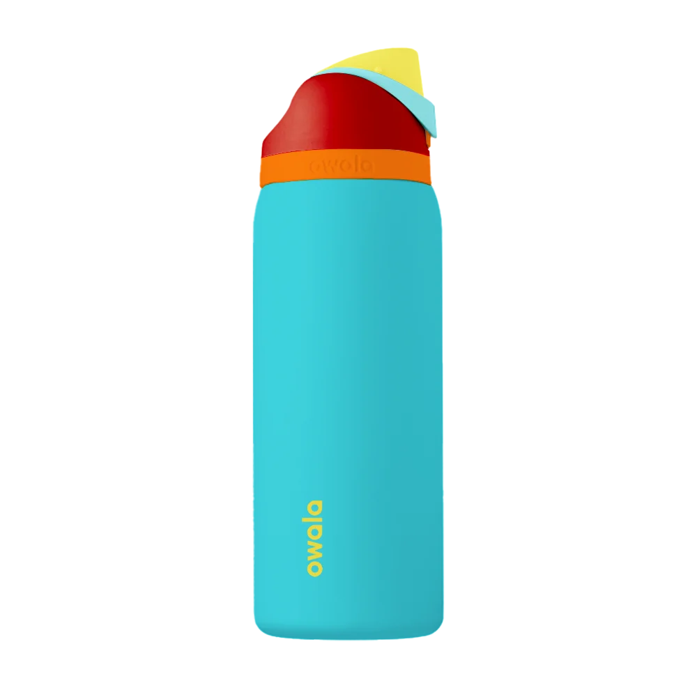 Back customization side of the Owala Freesip 32 oz in Summer Sweetness