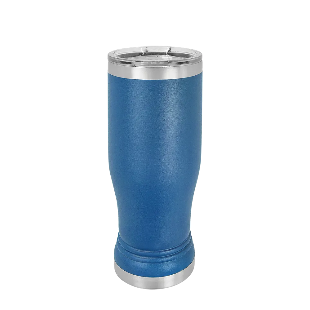Polar Camel Pilsner Pint 14 oz Royal Blue