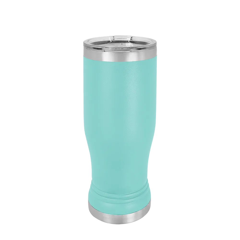 Polar Camel Pilsner Pint 14 oz Teal