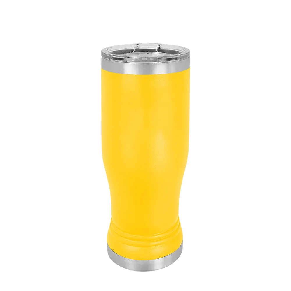 Polar Camel Pilsner Pint 14 oz Yellow