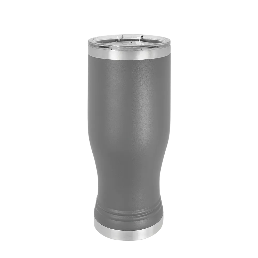 Polar Camel Pilsner Pint 20 oz Dark Gray