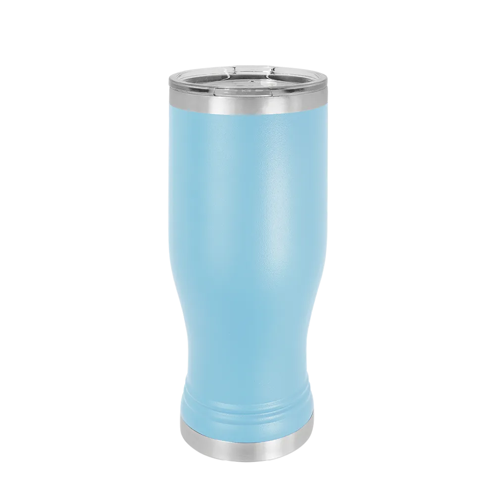 Polar Camel Pilsner Pint 20 oz Light Blue