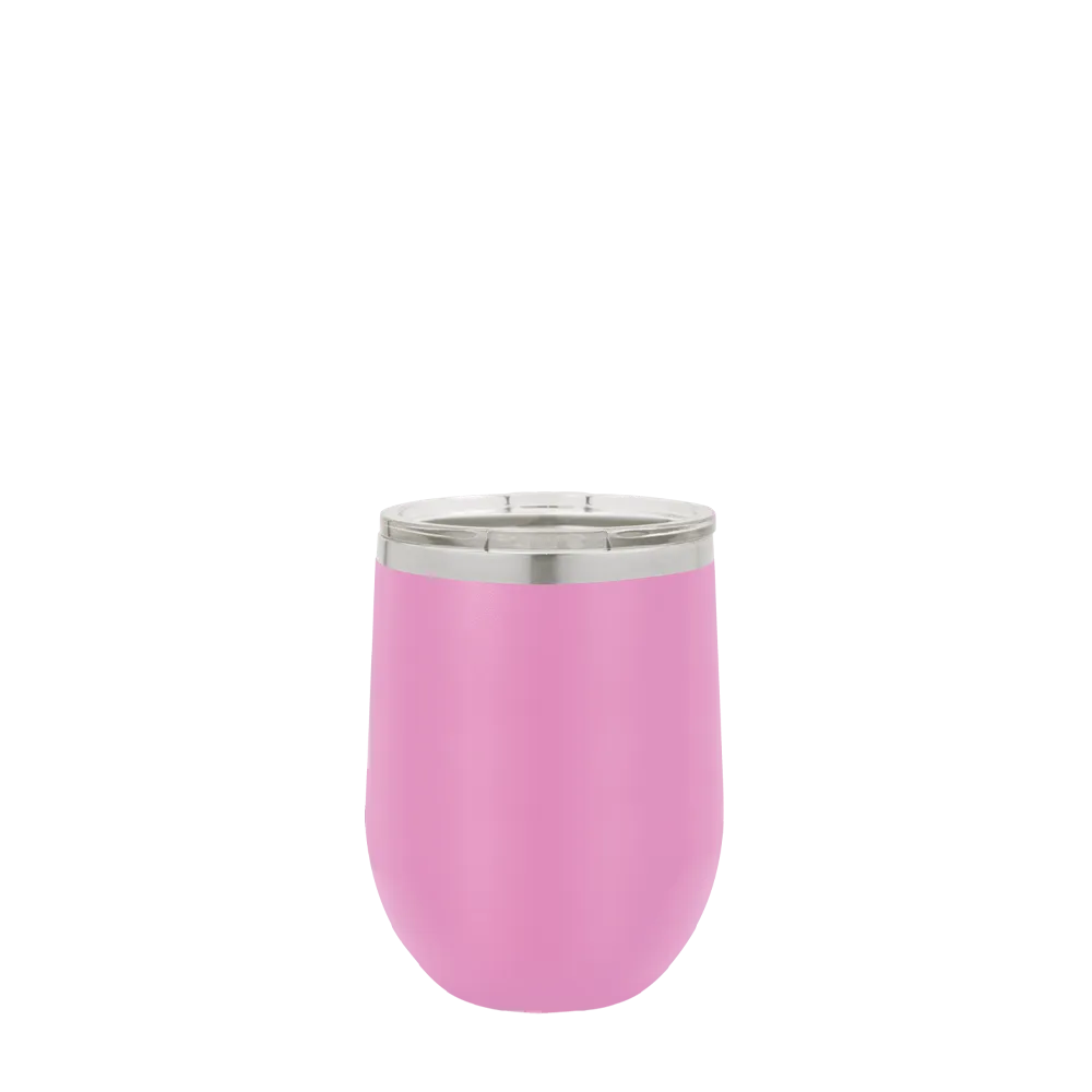 Polar Camel Stemless Wine Tumbler 12 oz Light Purple