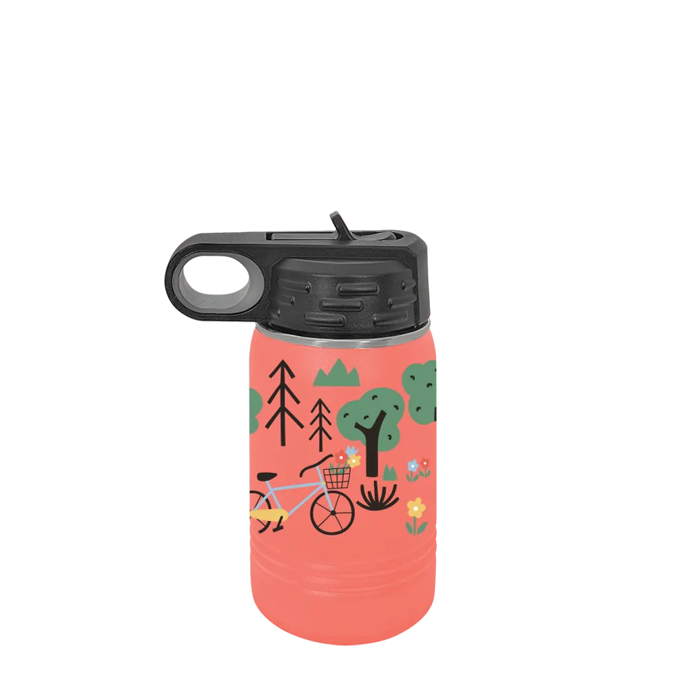 Petal Pedaler Wrap Kids Bottle | 12 oz