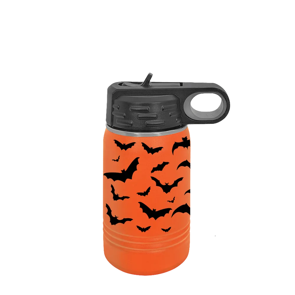 Polar Camel Kids 12 oz bottle Halloween Bat Warp