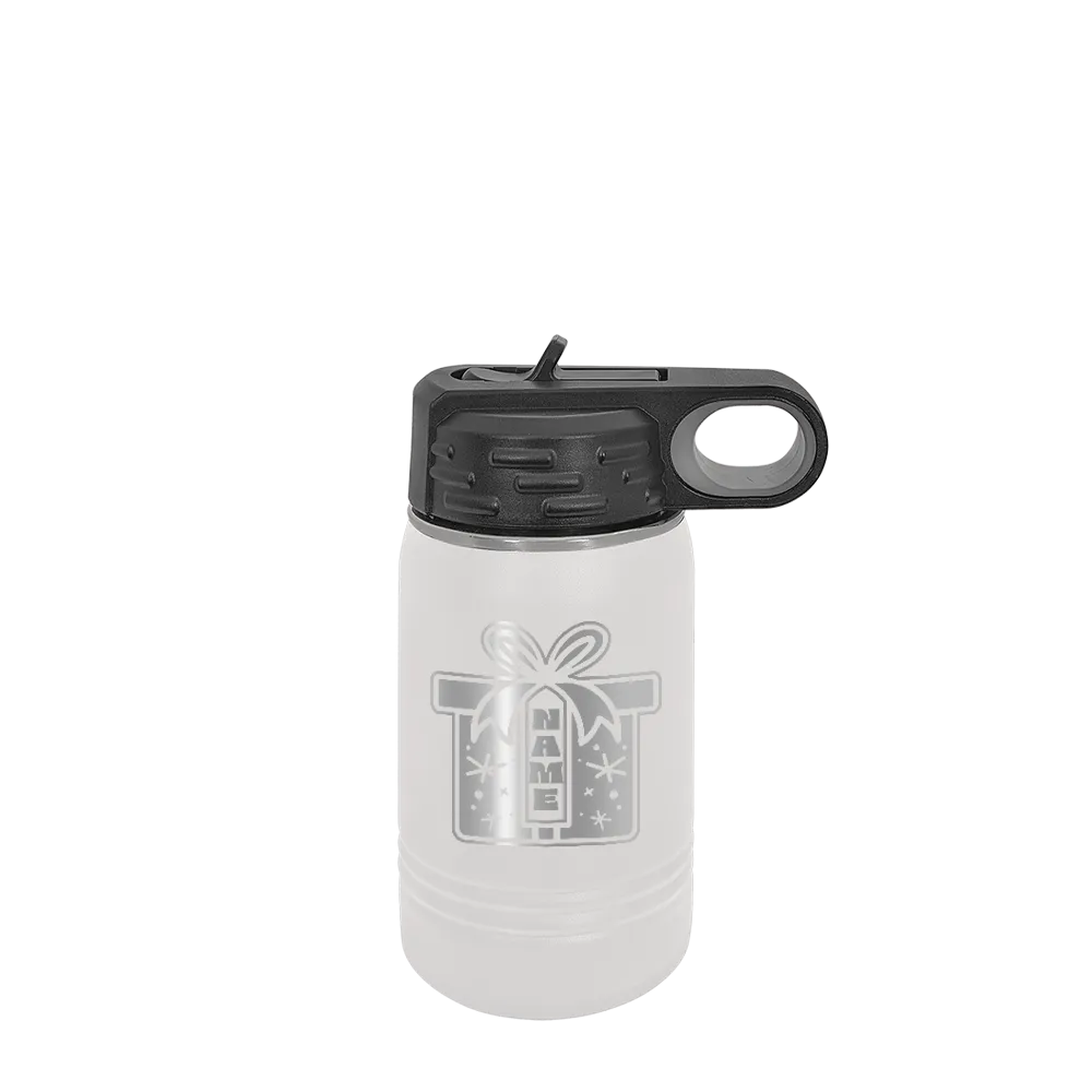 Polar Camel 12 oz Water Bottle with Winter Design Wrapped with Love