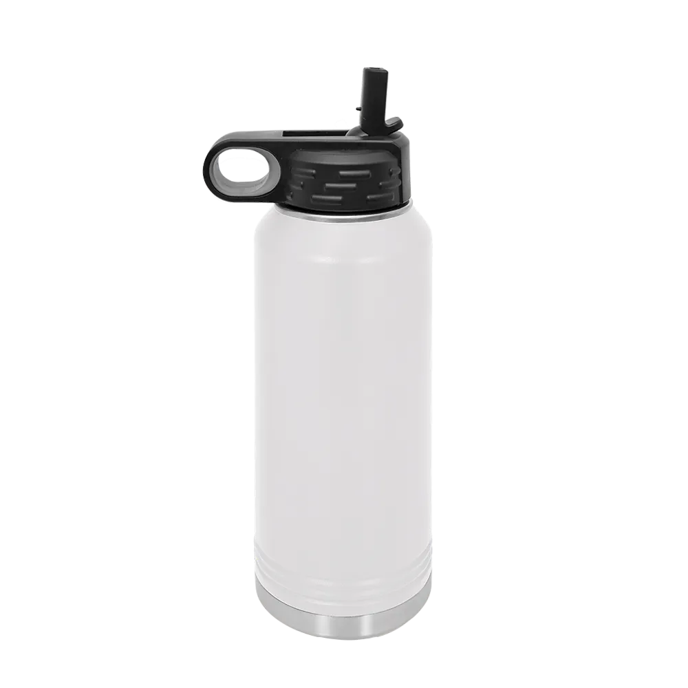 Polar Camel Water Bottle 32 oz White