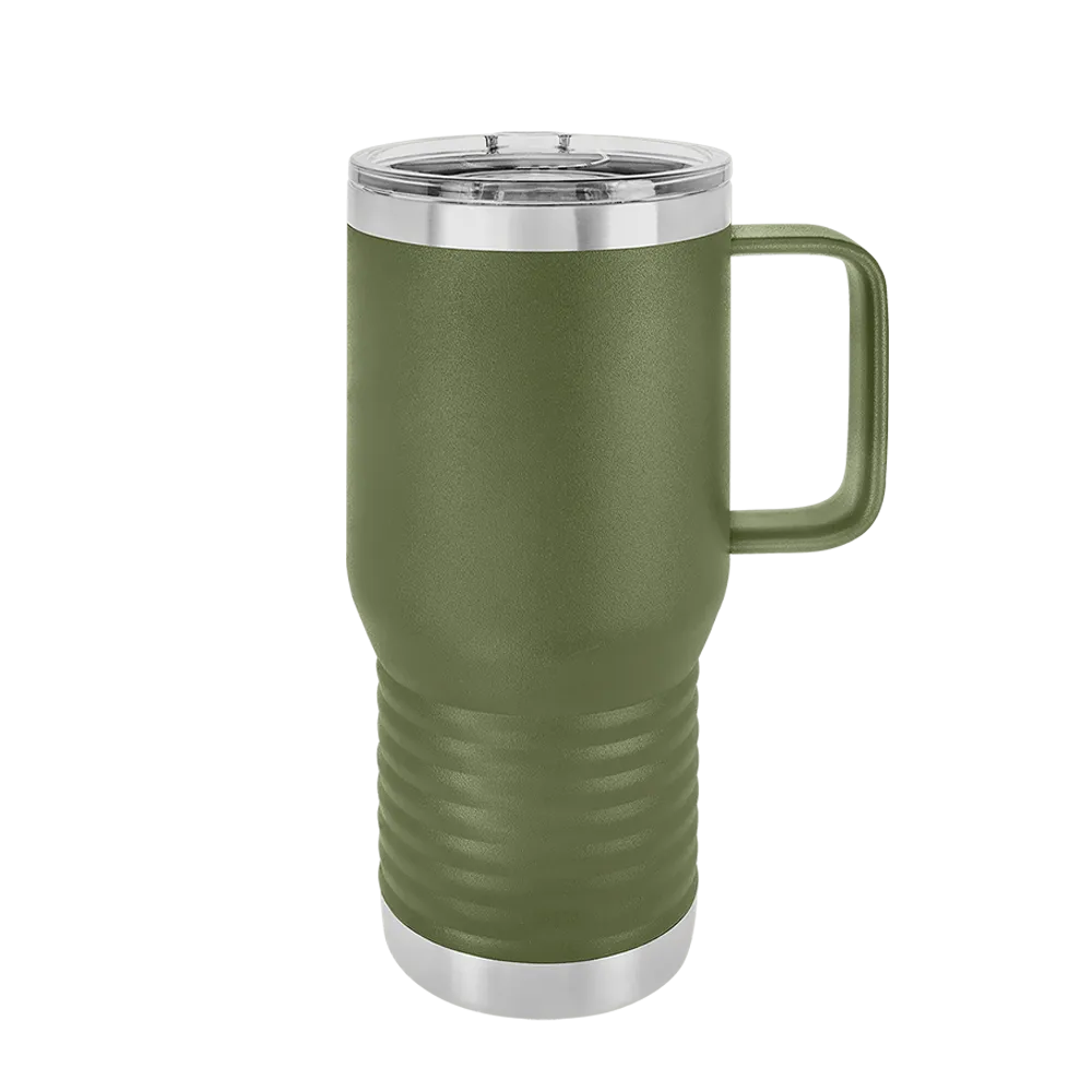 Polar Camel Handle Mug 20 oz Olive