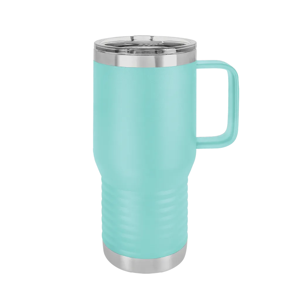 Polar Camel Handle Mug 20 oz Teal