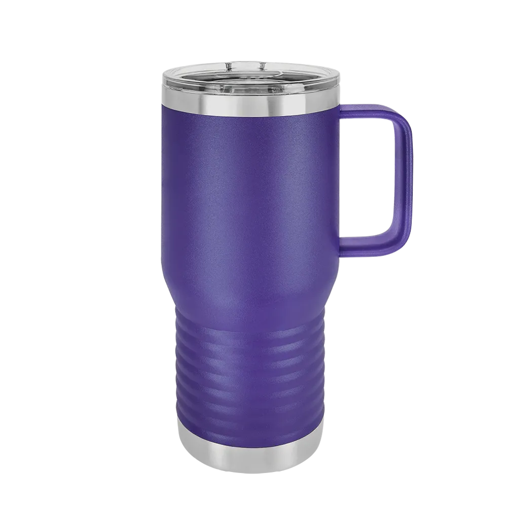 Polar Camel Handle Mug 20 oz Purple