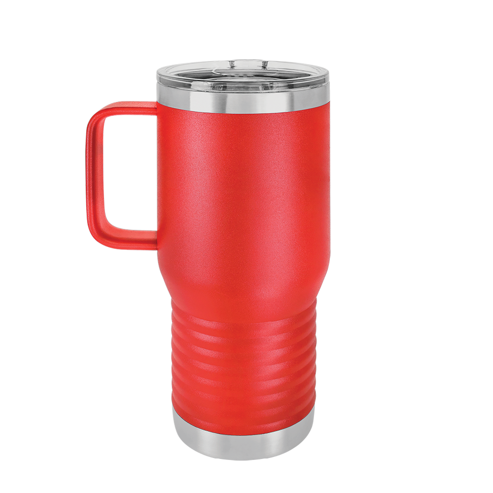 Polar Camel Handle Mug 20 oz Red