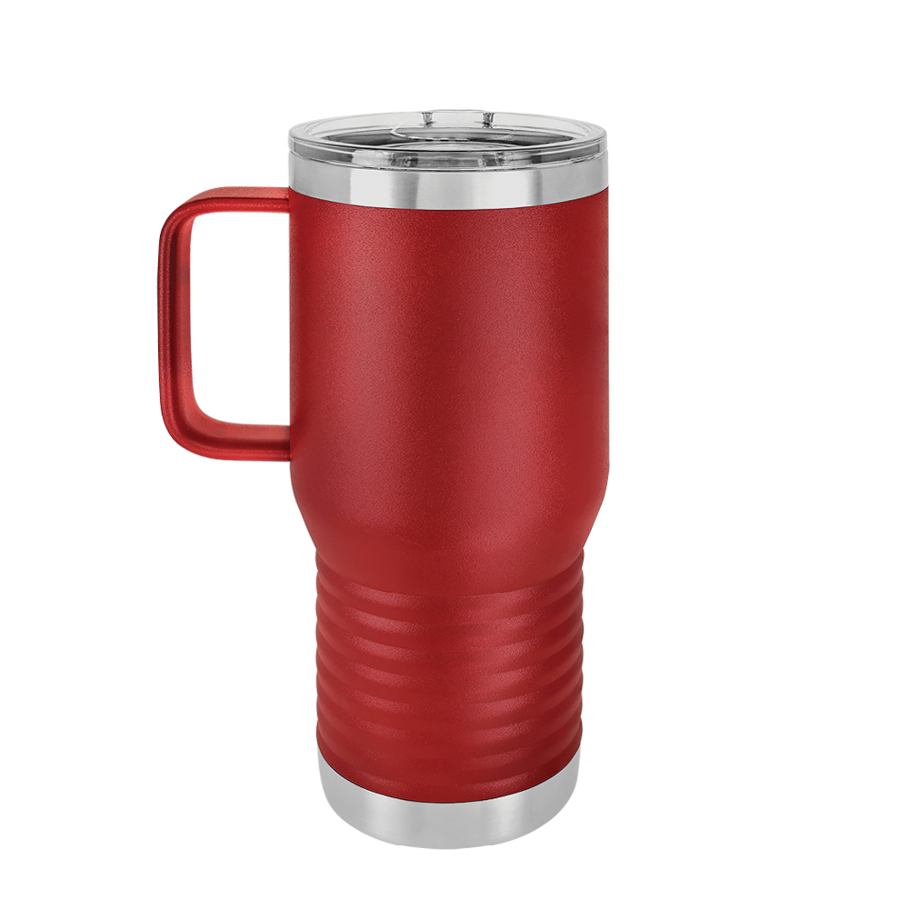 Polar Camel Handle Mug 20 oz Maroon