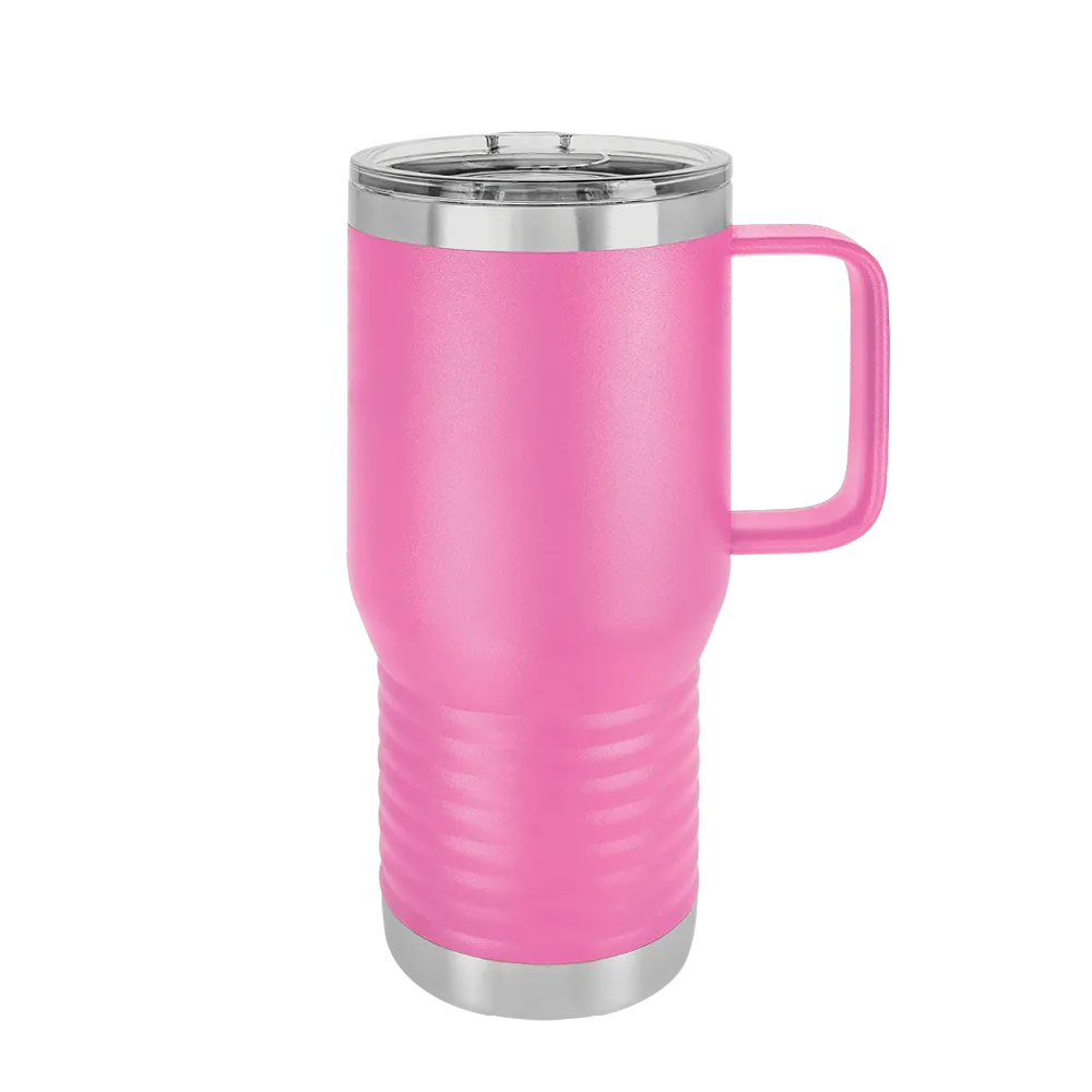 Polar Camel Handle Mug 20 oz Pink