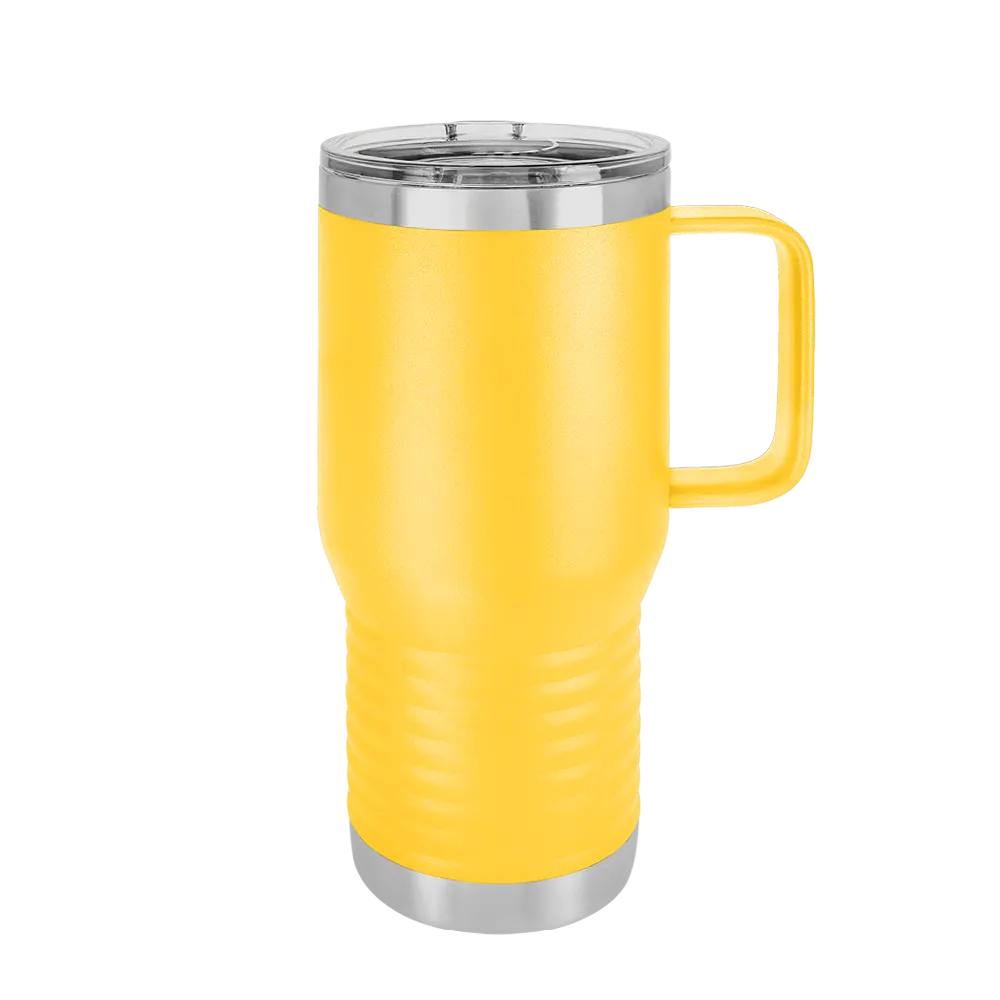 Polar Camel Handle Mug 20 oz Yellow