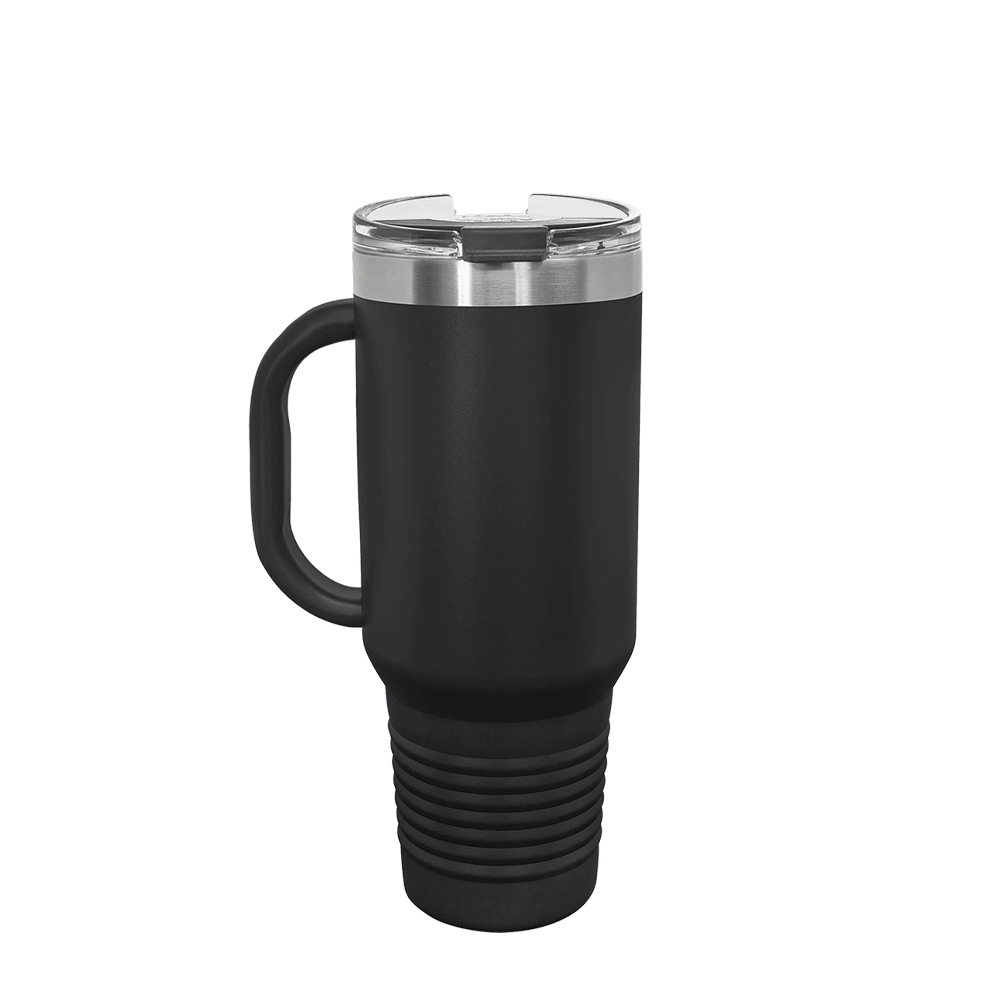 Polar Camel Straw Lid Mug 40 oz Black
